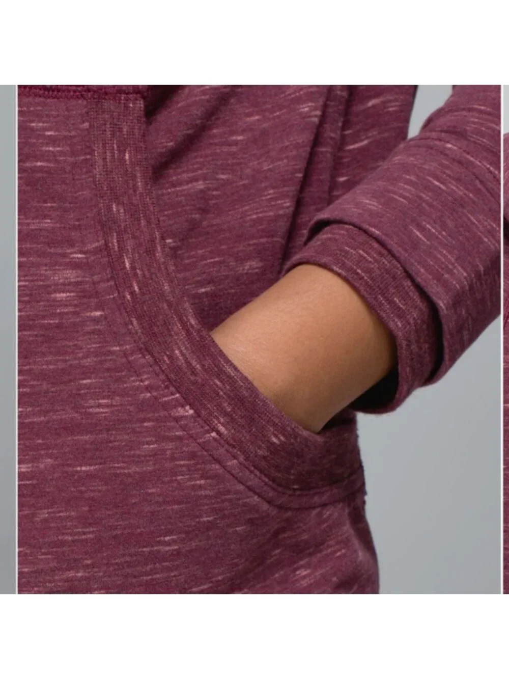 Lululemon Find Your Centre Wrap Heathered Marled Rust Berry